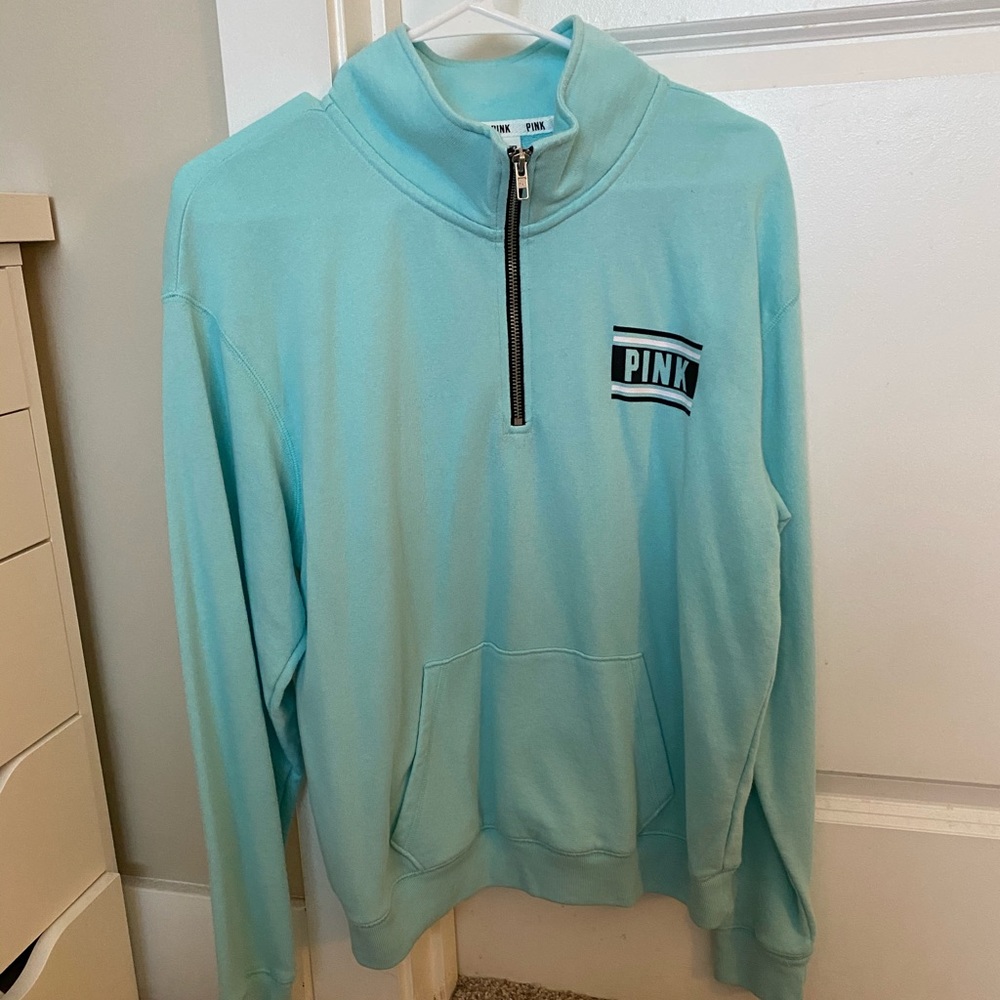 PINK Half Zip Sweatshirt